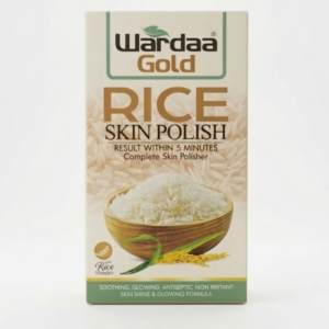 Home rice skin polish with activator